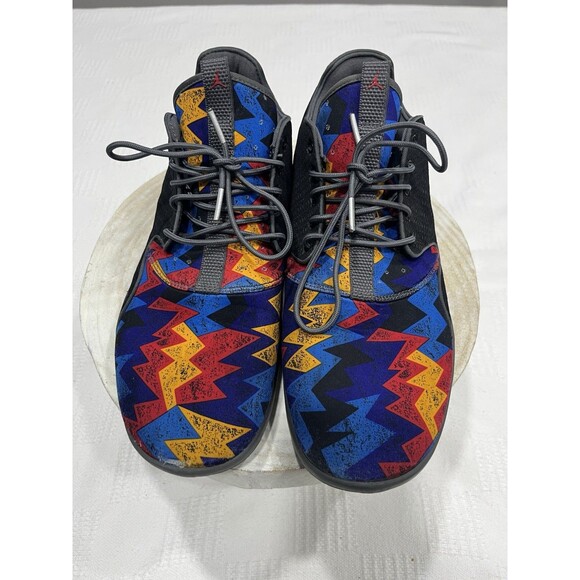 Nike Air Jordan Mens Eclipse Red Blue Zig Zag Basketball Size 11 724010-035 - Picture 1 of 6